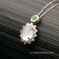 Icy White Jadeite Jade 18k Solid Gold Count